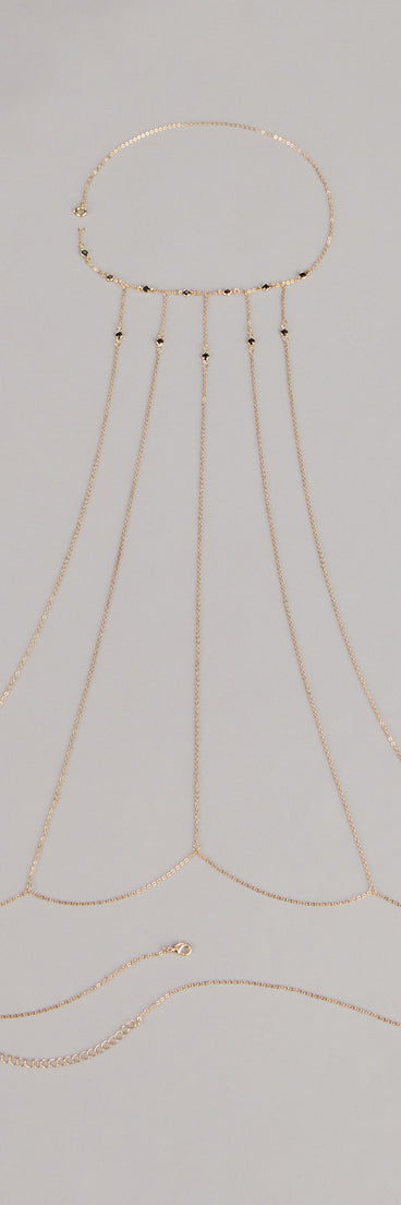 Quiet Luxury Back Chain Body Jewelry