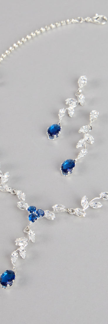 Midnight Glamour Cubic Zirconia Jewelry Set