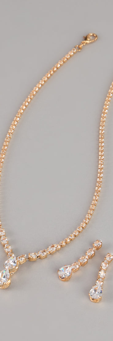 Luminous Glow Cubic Zirconia Jewelry Set