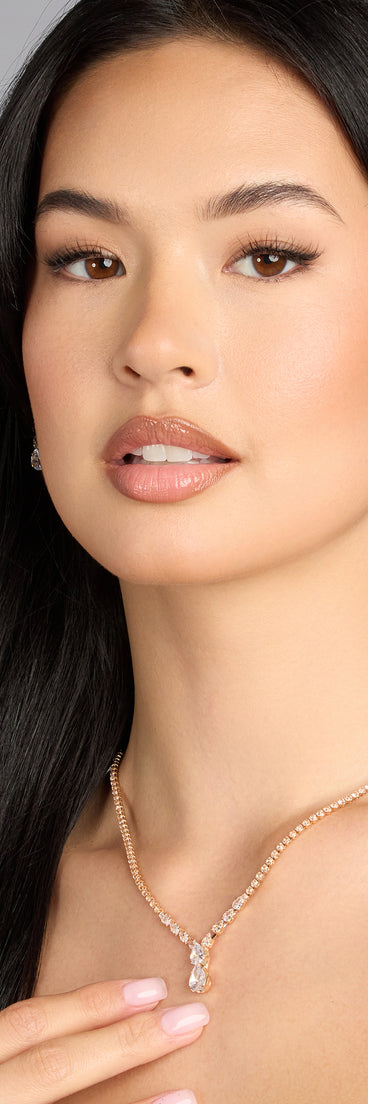 Luminous Glow Cubic Zirconia Jewelry Set