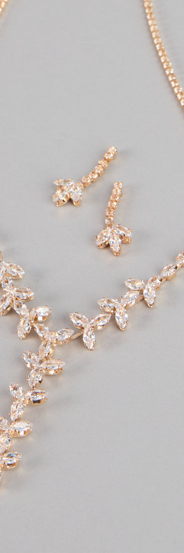 Soft Spark Vine Necklace Set