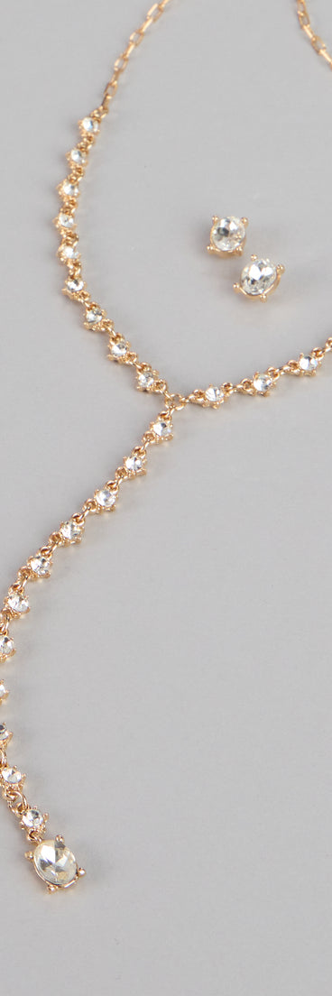 Light the Night Sparkle Necklace And Earrings Set