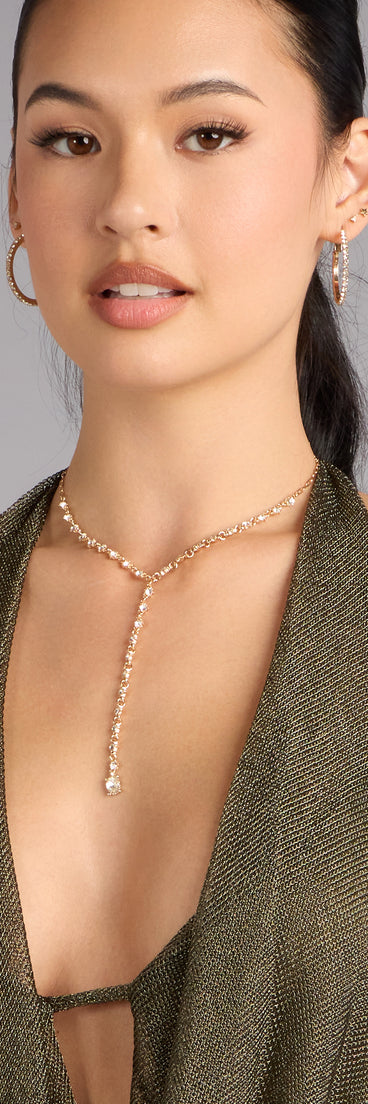 Light the Night Sparkle Necklace And Earrings Set