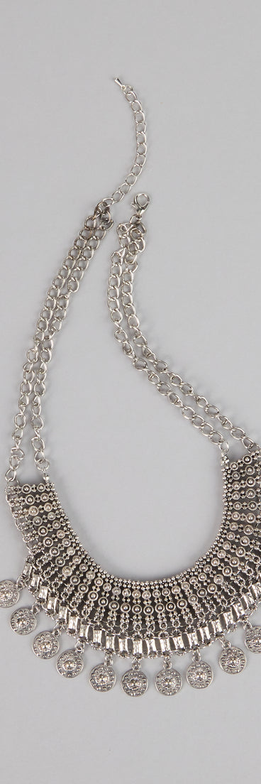 Goddess Energy Coin Collar Necklace