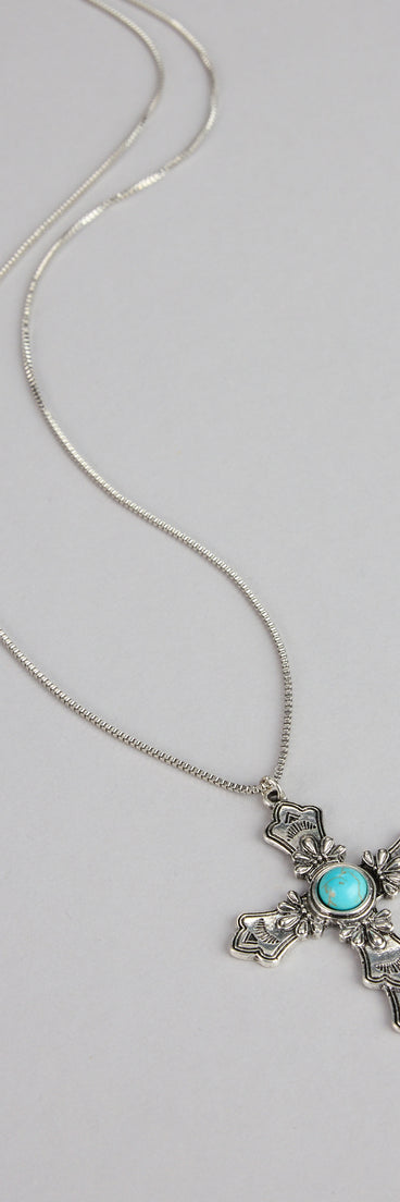 Soul Stone Cross Necklace