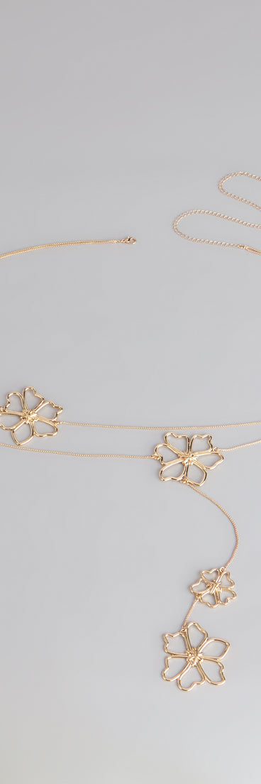 Daisy Drip Flower Belly Chain