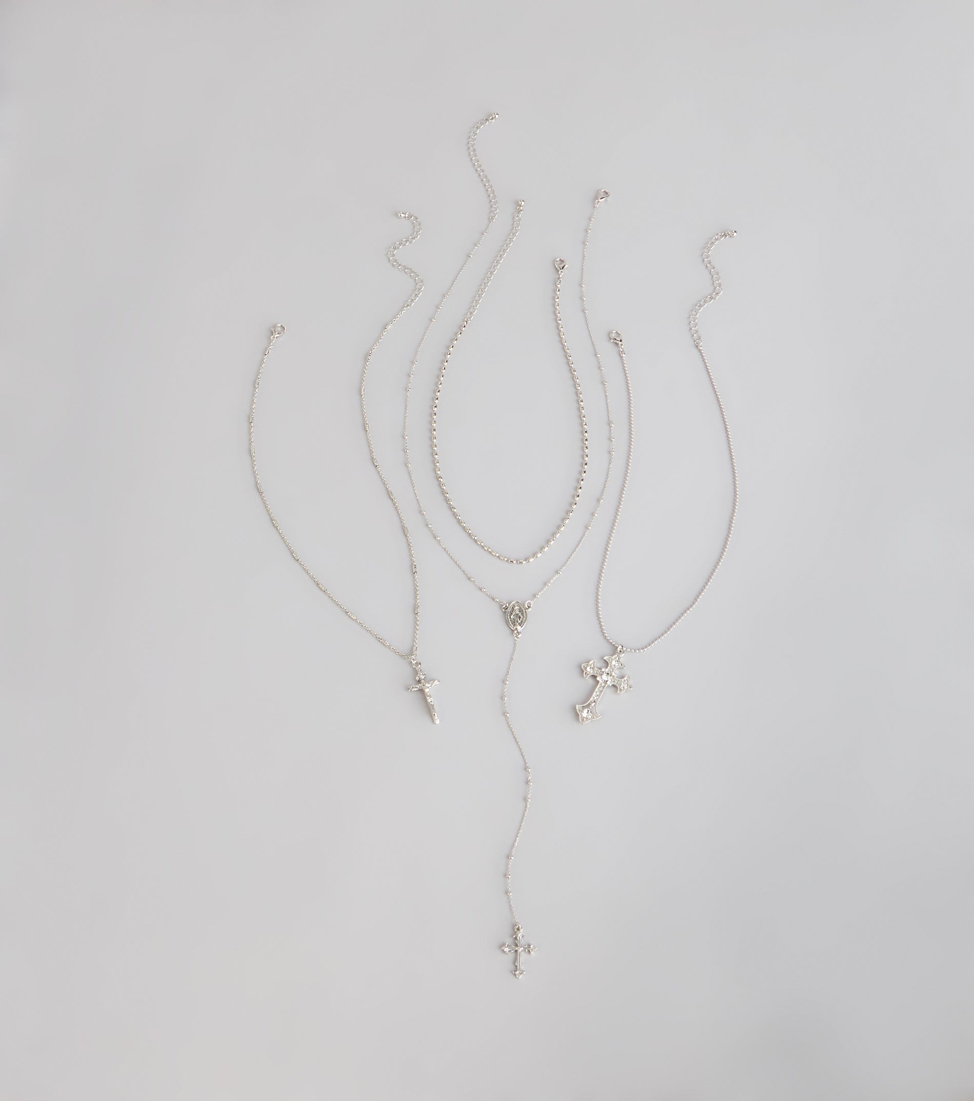 COREwithOUTER Necklace＆Charm セット 0.10CT Charm Holder Front Clasp Bead It Necklace – Mavilo