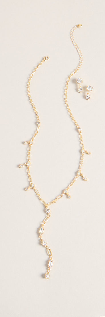 Refined Necklace And Earrings Set