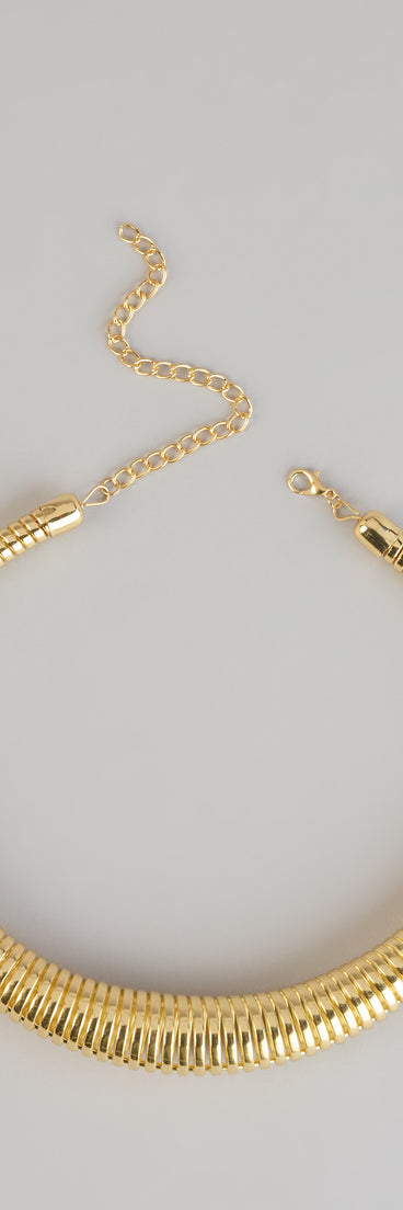 Elevated Drama Coiled Statement Necklace