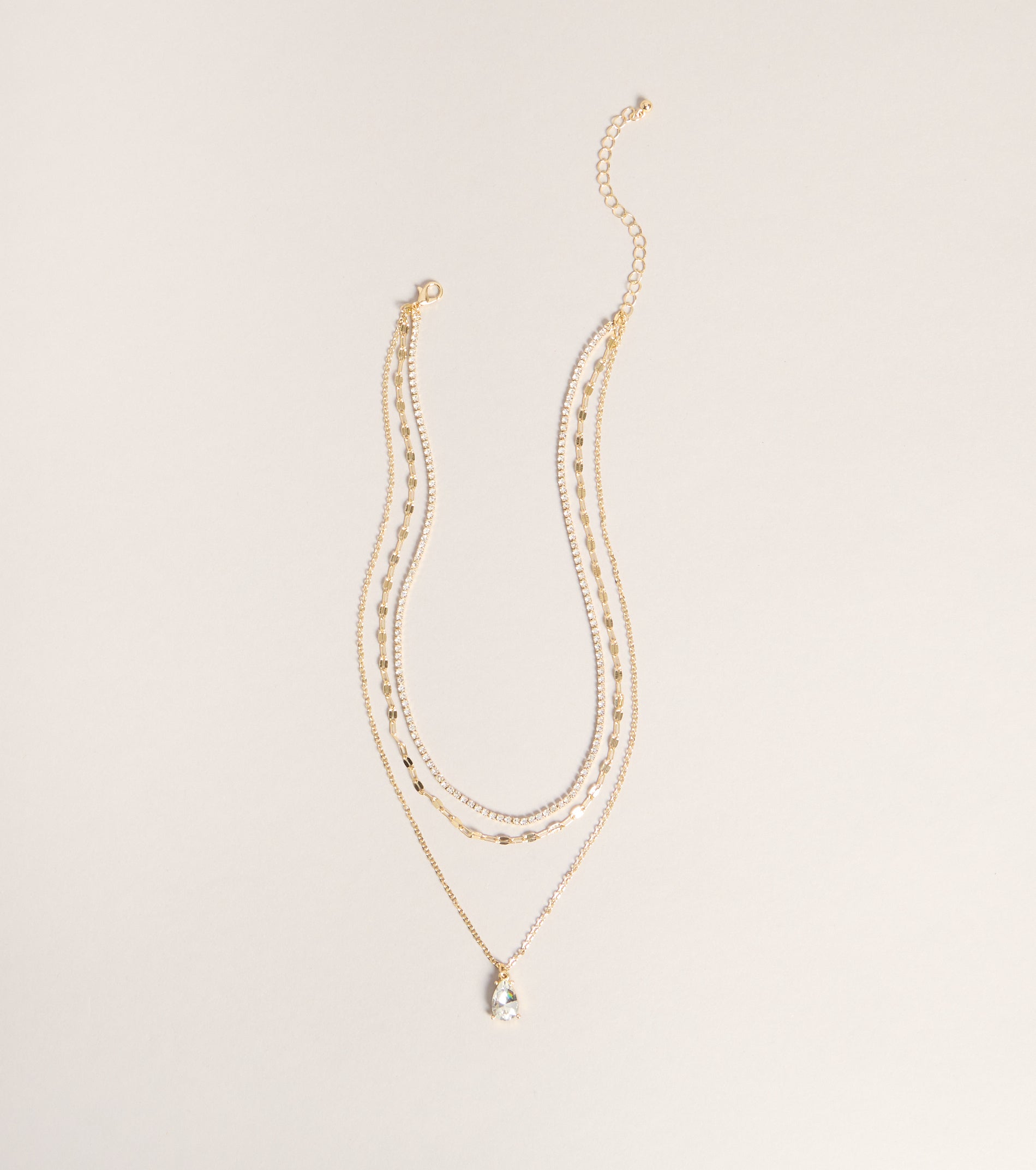 First Class Sparkle Rhinestone Necklace | Windsor