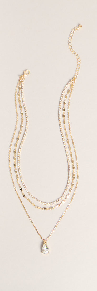 First Class Sparkle Rhinestone Necklace
