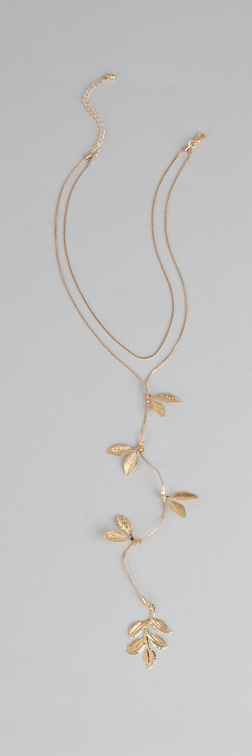 Softly Subtle Leaf Chain Necklace