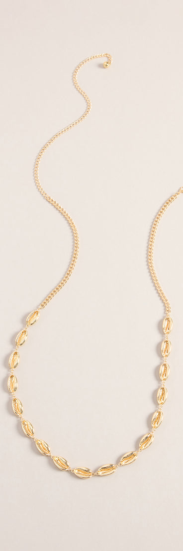 Beachy Charm Puka Shell Belly Chain