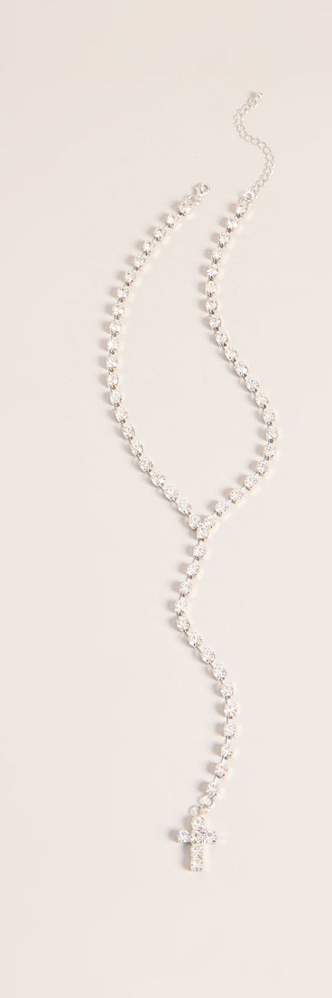 Blessed With Taste Rhinestone Necklace