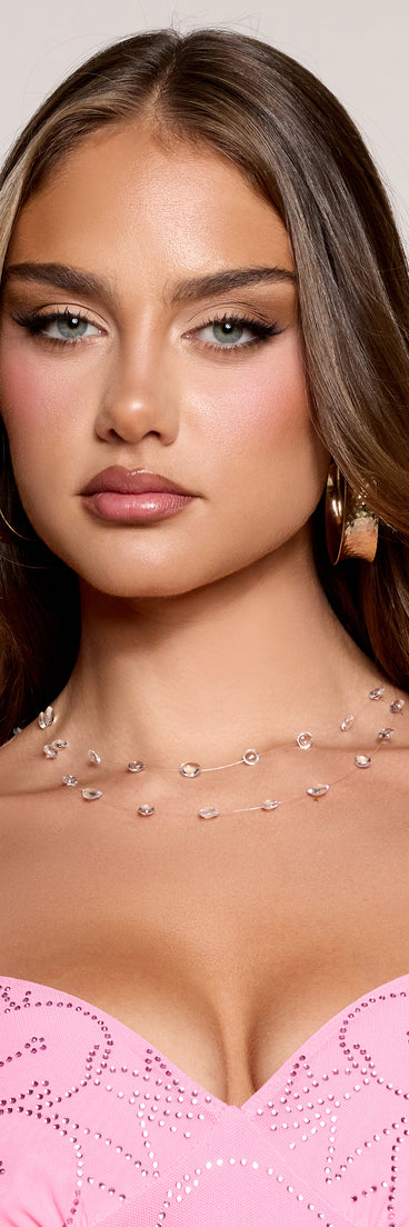 Floating Charm Layer Necklace