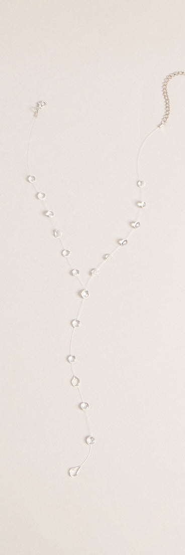 Barely There Shine Lariat Necklace