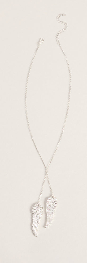 Sweet Symbol Angel Wing Necklace