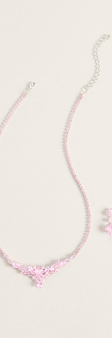 Flourish Necklace And Earrings Set