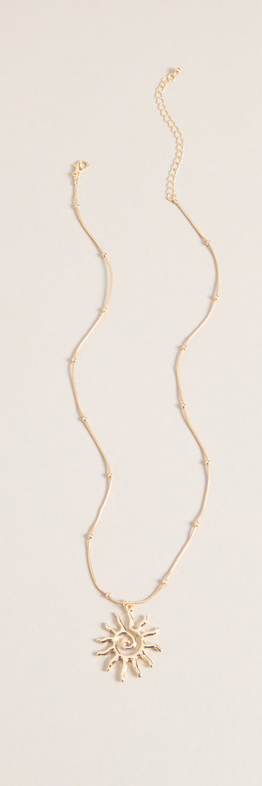 Sun Chaser Charm Necklace