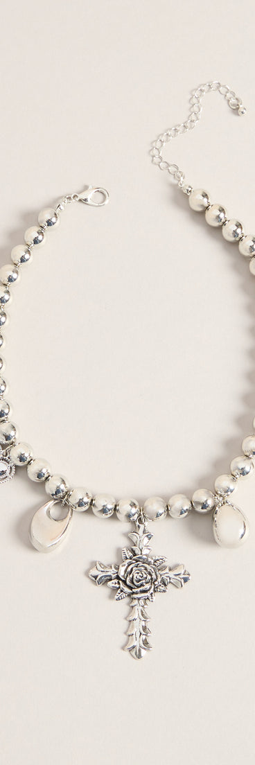 Cross My Heart Charm Necklace