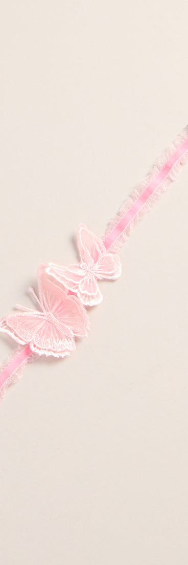 Fly Away Butterfly Choker Necklace