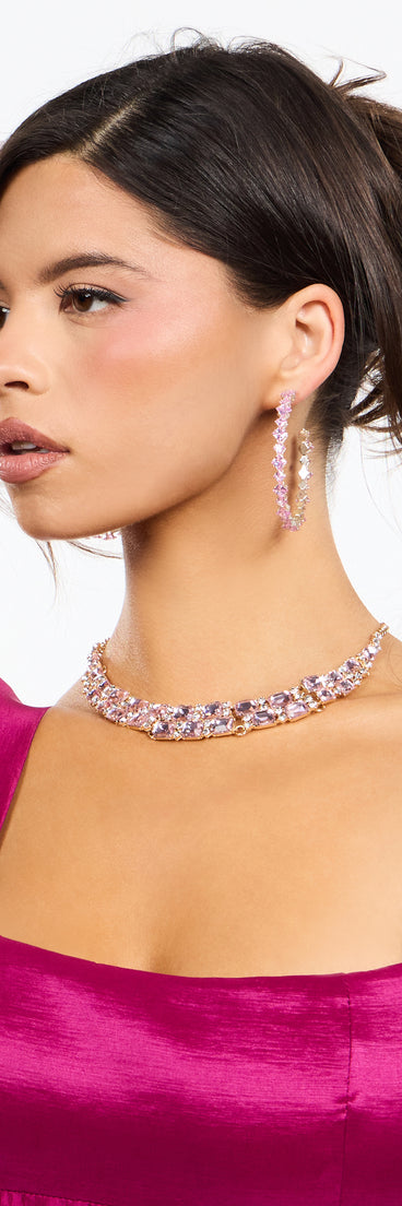 Gem Agenda Statement Collar Necklace