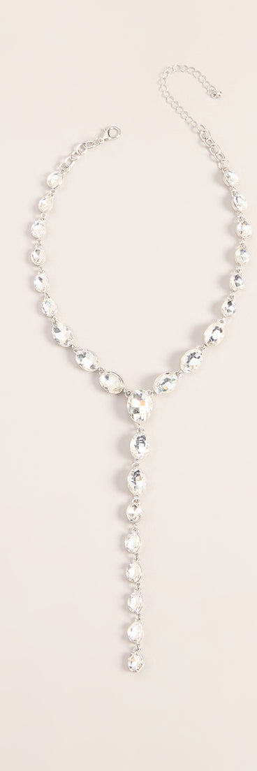 Shine Trail Rhinestone Necklace
