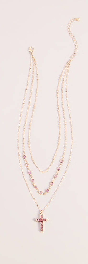 Faith In The Details Cross Necklace