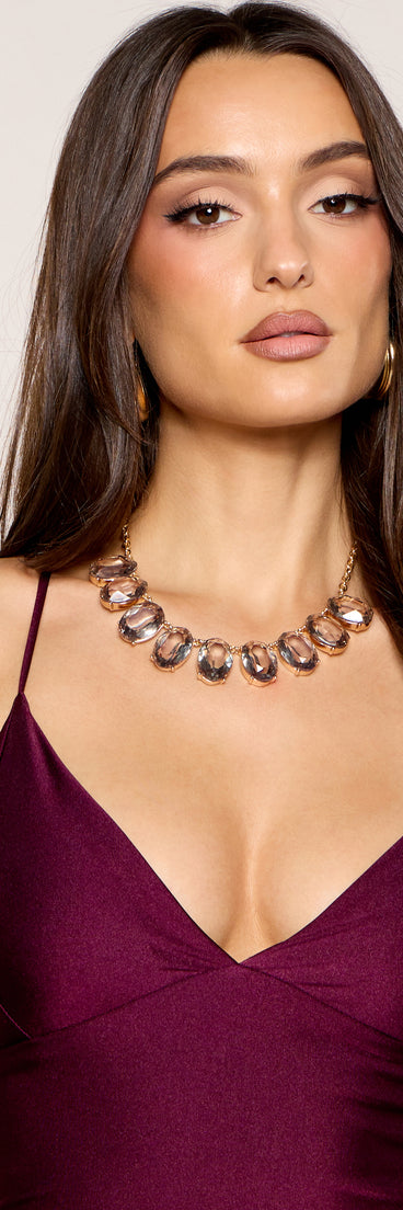 Gem Edit Statement Necklace