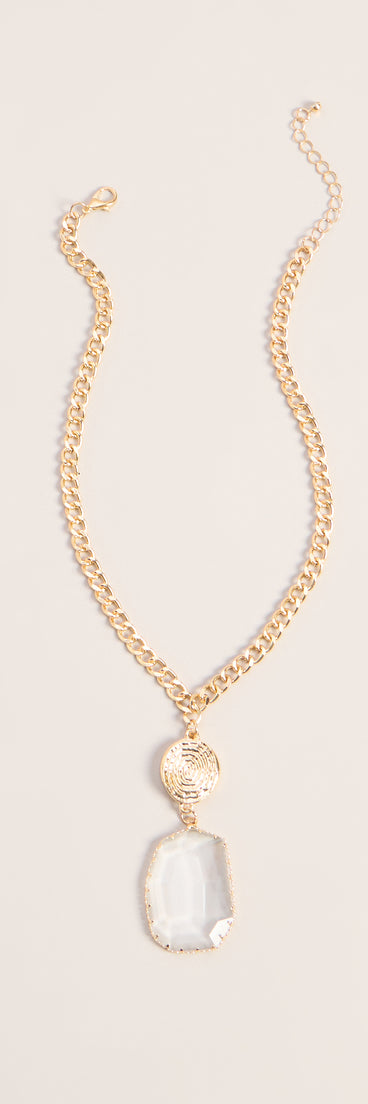 Medallion Mood Pendant Necklace