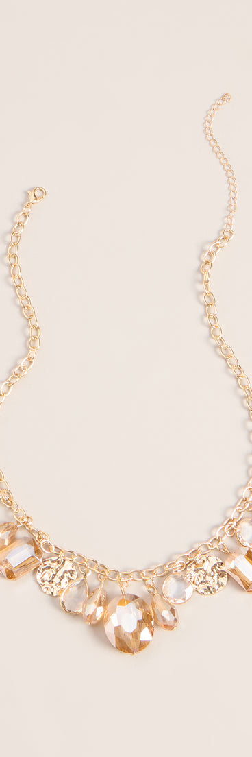 Luxe Statement Gemstone Necklace