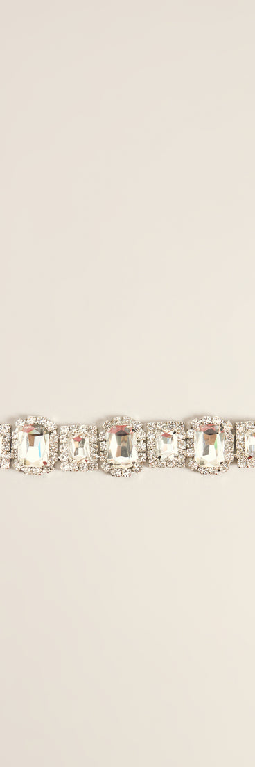 Shine Statement Rhinestone Choker Necklace