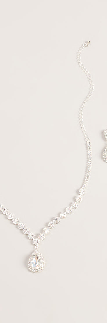 Dressed In Glamour Rhinestone Jewelry Set