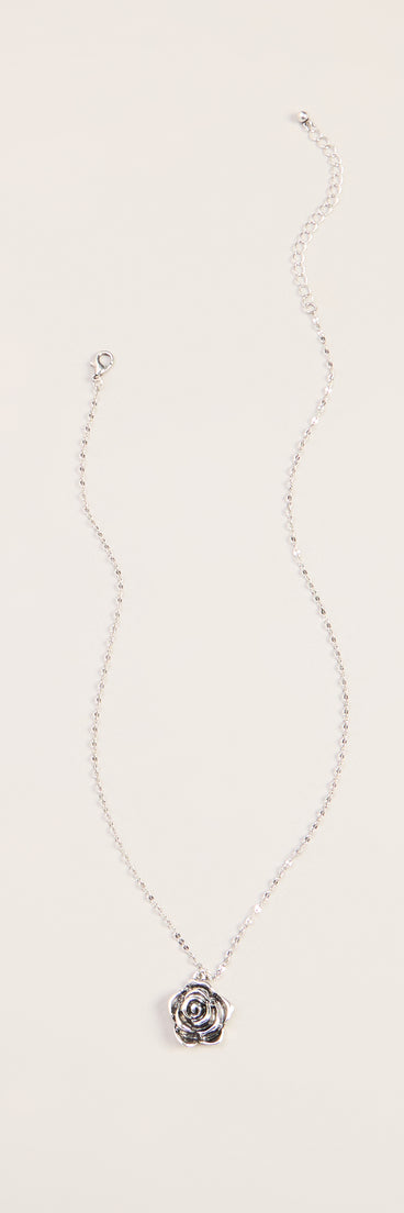 Rose Theory Pendant Necklace