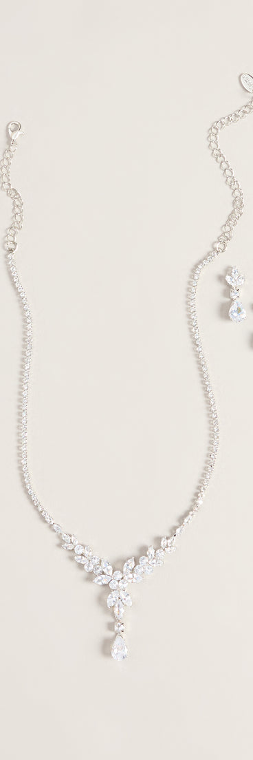 Draped In Dazzle Rhinestone Jewelry Set