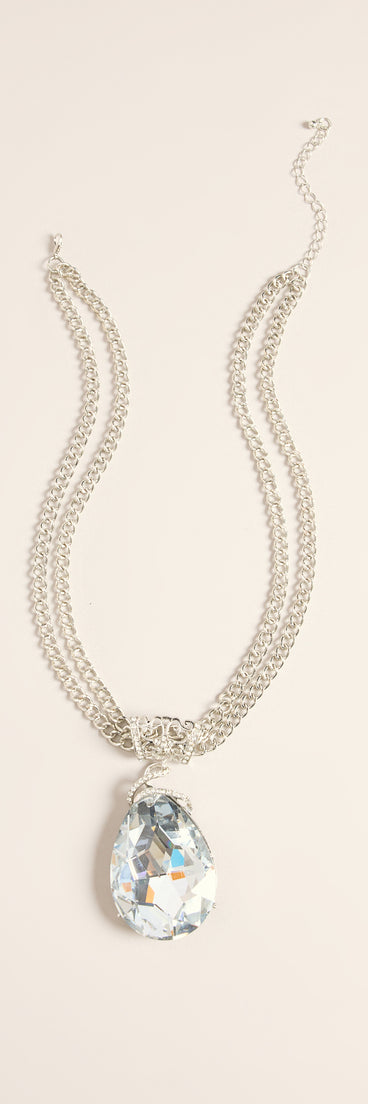 Major Drop Pendant Statement Necklace
