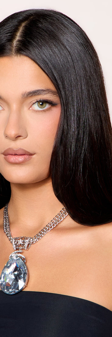 Major Drop Pendant Statement Necklace