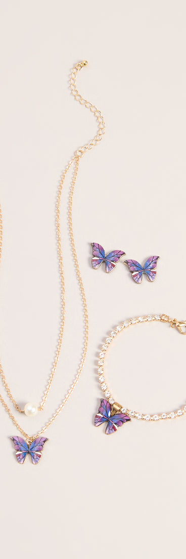 Pretty Little Flutter Jewelry Set