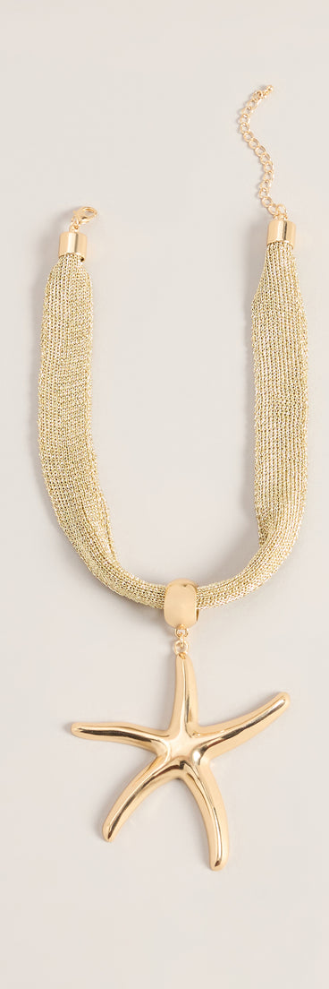 Coastal Crush Starfish Statement Necklace