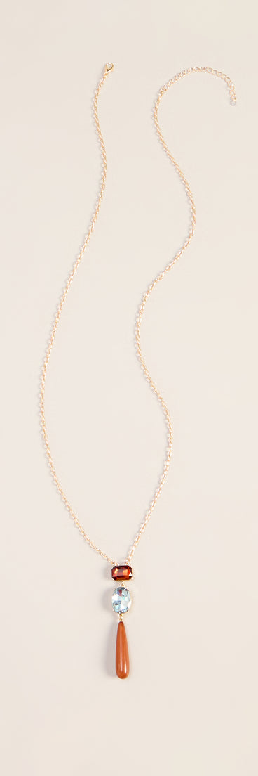 The Art Of Drama Three Tier Pendant Necklace