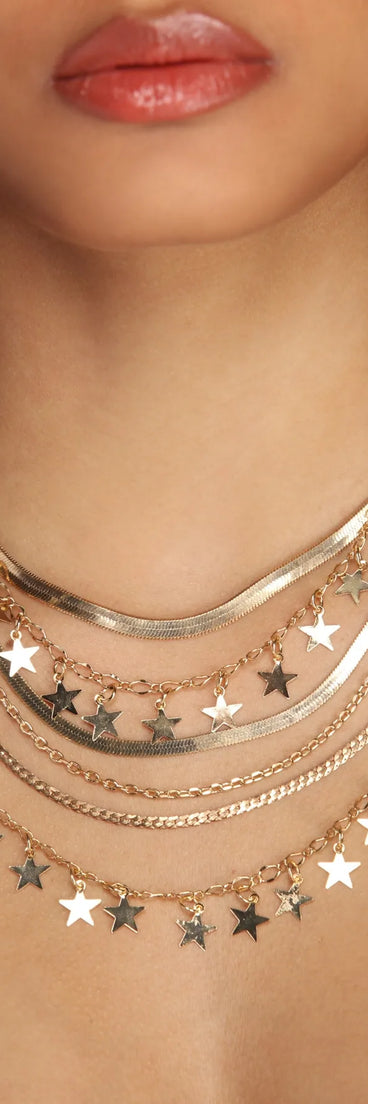 Star Spangled Layered Necklace