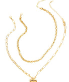Heart Locket Necklace Set