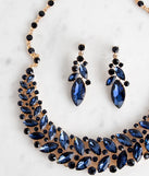 Radiating Elegance Gemstone Necklace Set