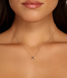 Initial Charm Necklace Set