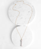 Set In Stone Marble Pendant