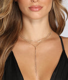 Twisted Layered Short Lariat And Choker