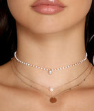 Layered In Pearls Choker Set