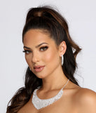 Make A Statement Fringe Necklace Set