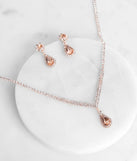 Dainty Details Rhinestone Necklace Set