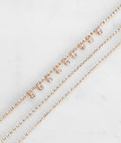 Layers Of Luster Rhinestone Choker Set